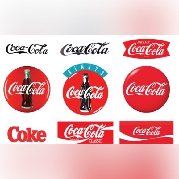 1980s Coca Cola Green    Vintage Antique Glass Cup Logo . - Picture 16 of 17